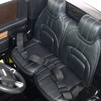 Kinderauto-Kinder-Elektroauto-Range-Rover-HSE-4x45W-2-Sitzer-schwarz-lackiert-Ledersitz