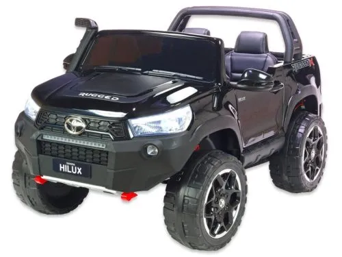 Kinderauto-Kinder-Elektroauto-Toyota-Hilux-4x35W-schwarz-lackiert
