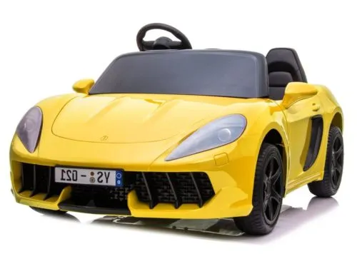 Kinderauto-Kinder-Elektroauto-High-Speed-Perfecta-Facelift-2020-15Km/h-100Kg-Tragkraft-gelb