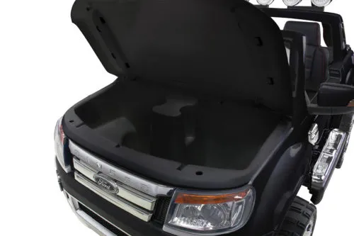 Kinderauto-Kinder-Elektroauto-Ford-Ranger-wildtrak-2-Sitzer-2x45W-schwarz-Motorhaube