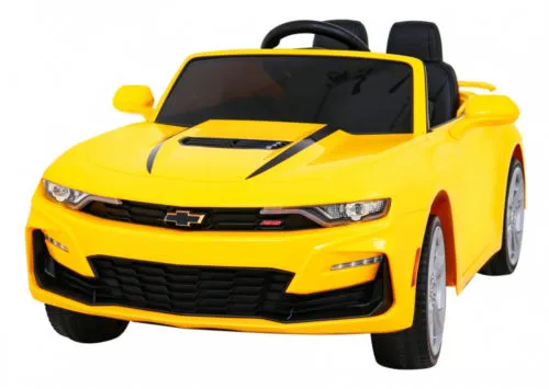 Kinderauto-Kinder-Elektroauto-Chevrolet-Camaro-2x35W-gelb