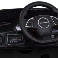 Kinderauto-Kinder-Elektroauto-Chevrolet-Camaro-2x35W-schwarz-Lenkrad