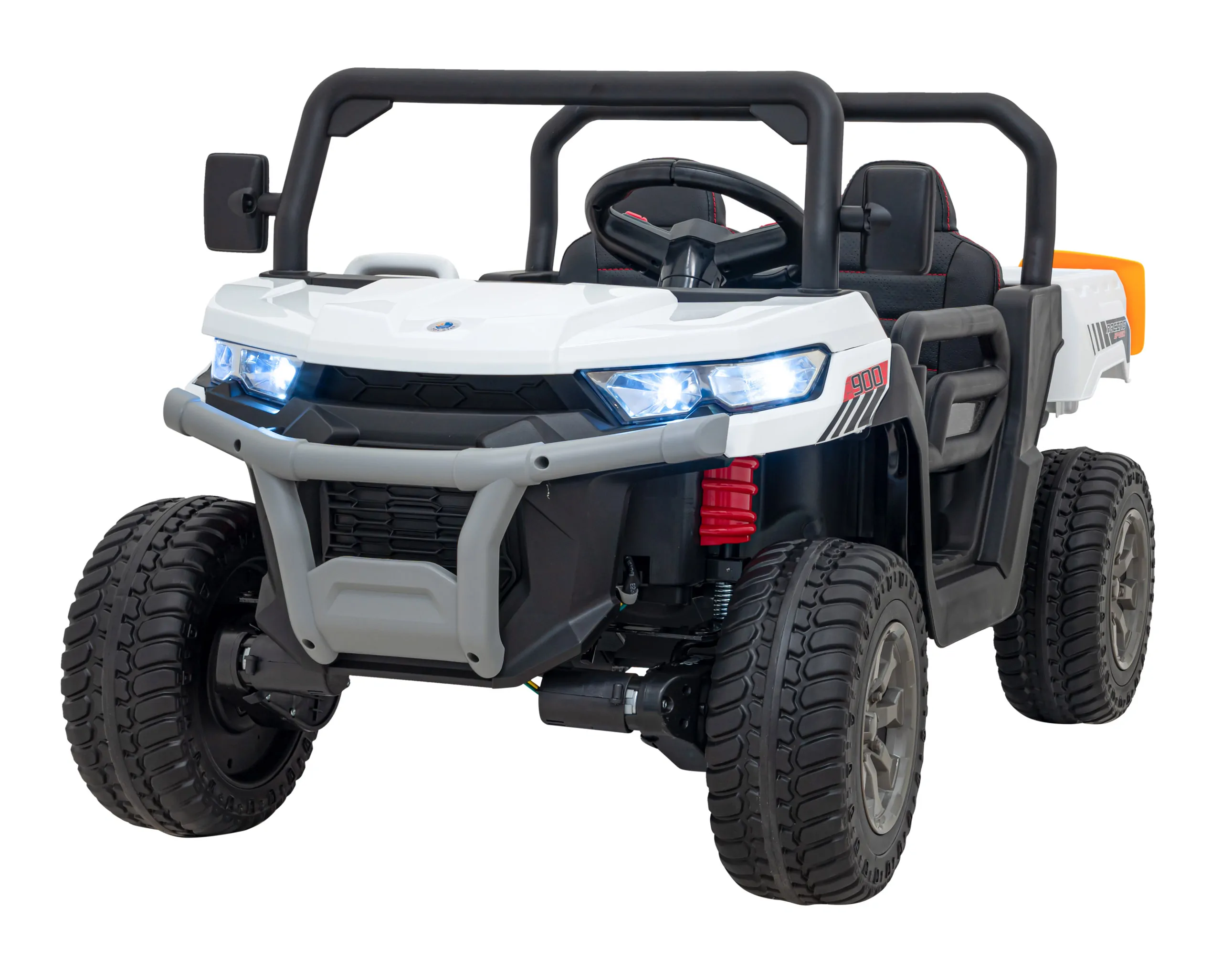 Kinder Elektroauto Pick-Up Kipper 900 mit 4x45W in weiß